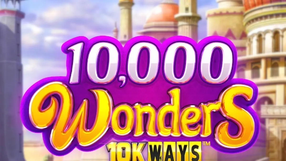 Interface do jogo 10,000 Wonders 10K Ways com seus 6 rolos